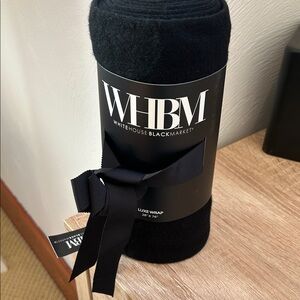 NWT White House Black Market Classic Black Wrap